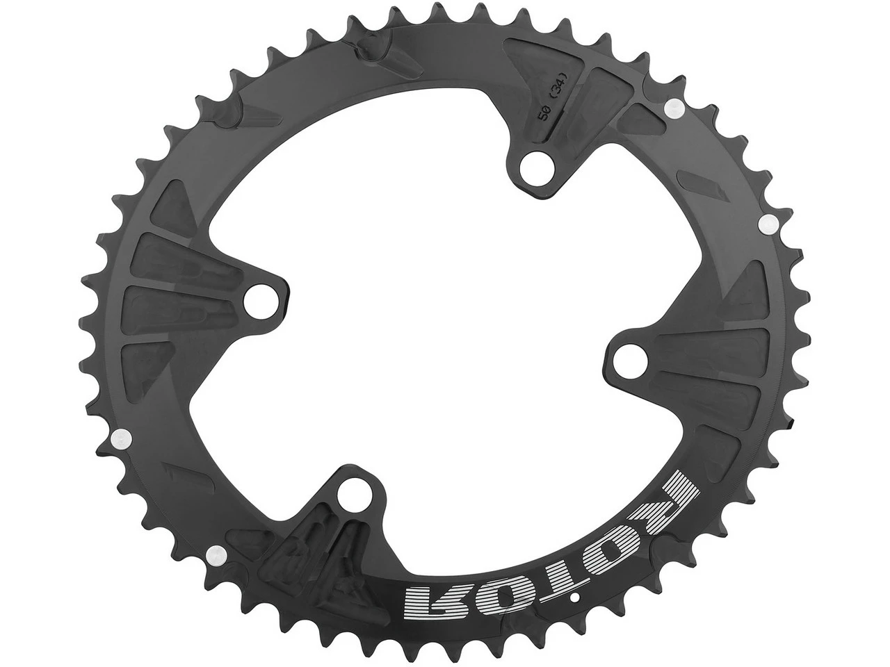 Rotor Kettenblatt ALDHU 3D+ / VEGAST, 4-Arm, Q-Rings, 110 Mm Lochkreis - Image 2