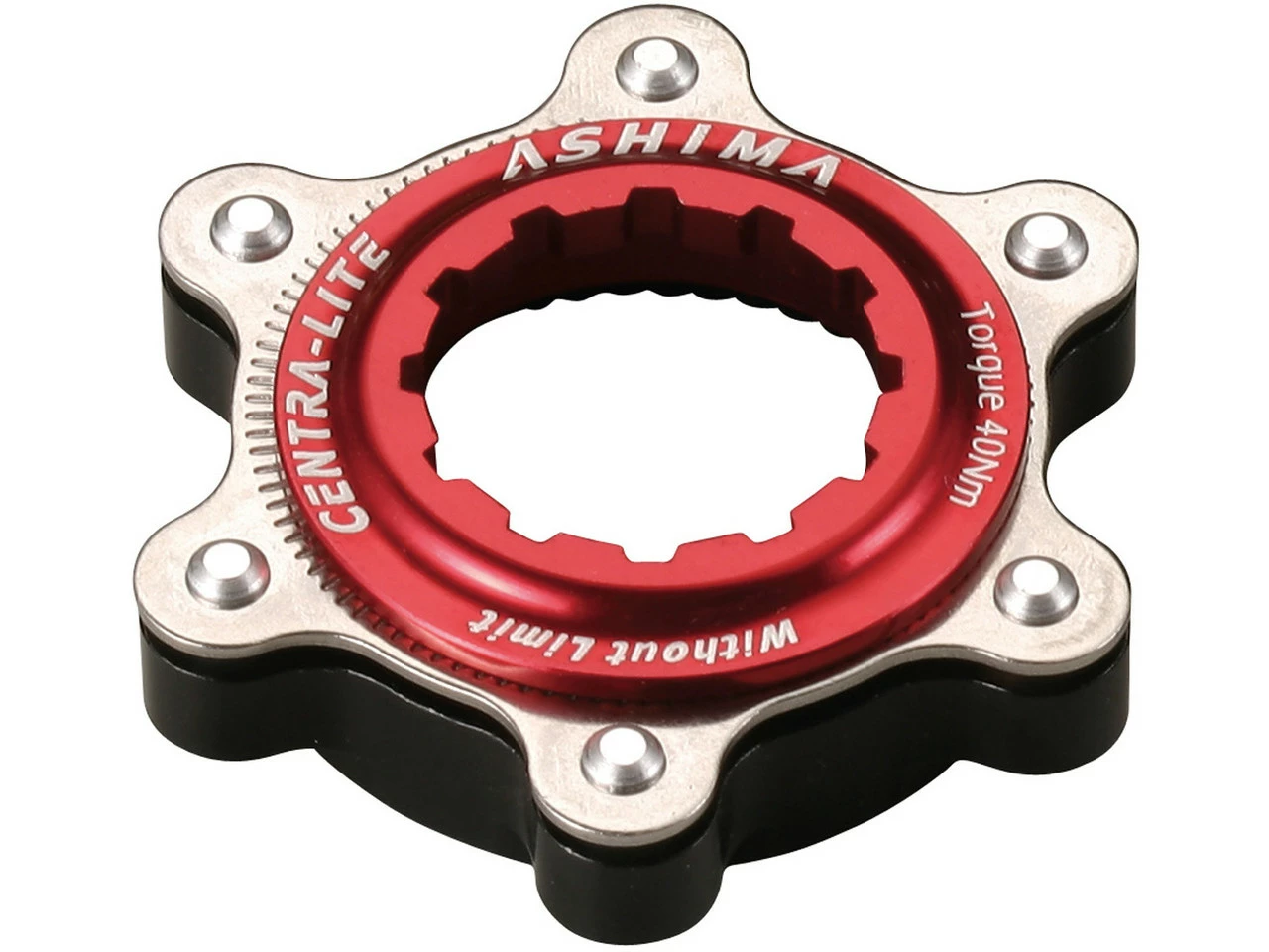 ASHIMA Centra-Lite AC02 Bremsscheibenadapter 6-Loch Auf Center Lock