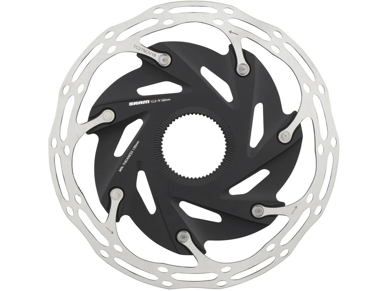 SRAM Centerline Rounded XR Center Lock Bremsscheibe 2-teilig