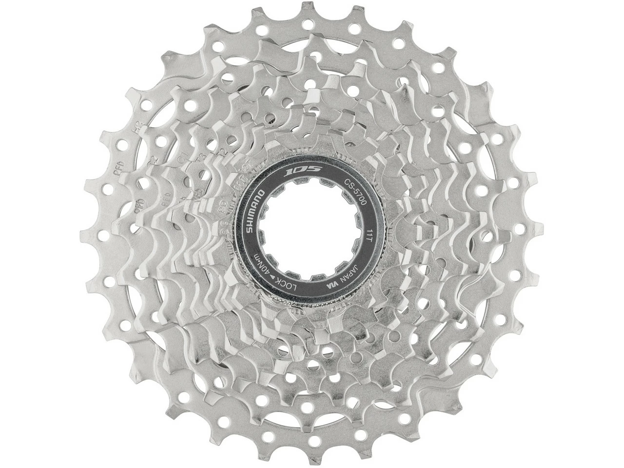 Shimano 105 Kassette CS-5700 + Kette CN-6701 10-fach Verschleißset – Bild 2