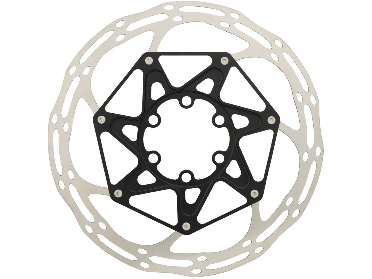 SRAM Centerline X Rounded 6-Loch Bremsscheibe Mit Stahl-Schrauben 2-teilig – Bild 2