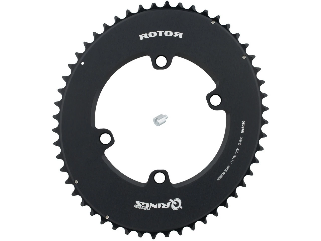 Rotor Aero 2X Kettenblatt, 4-Arm, Q-Rings, 110 Mm Lochkreis, Spider Mount
