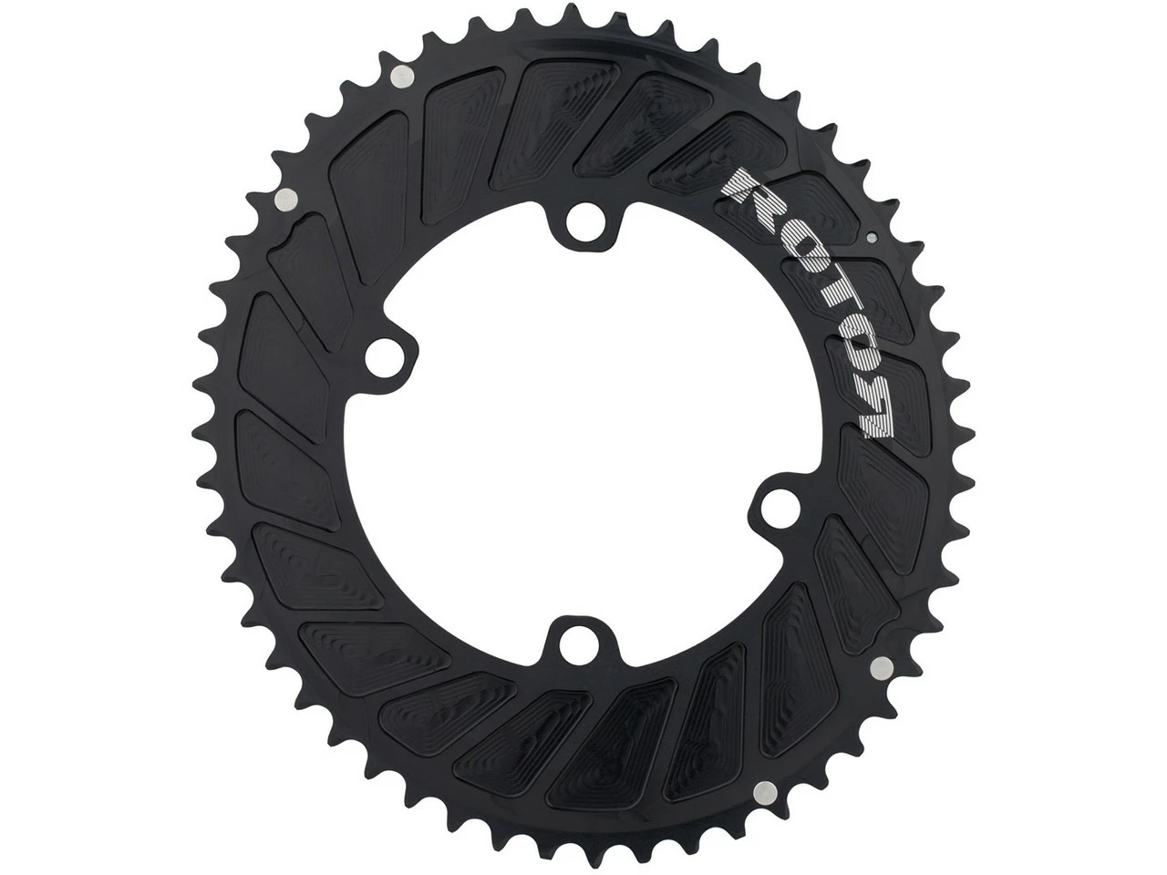 Rotor Aero 2X Kettenblatt, 4-Arm, Q-Rings, 110 Mm Lochkreis, Spider Mount - Image 2