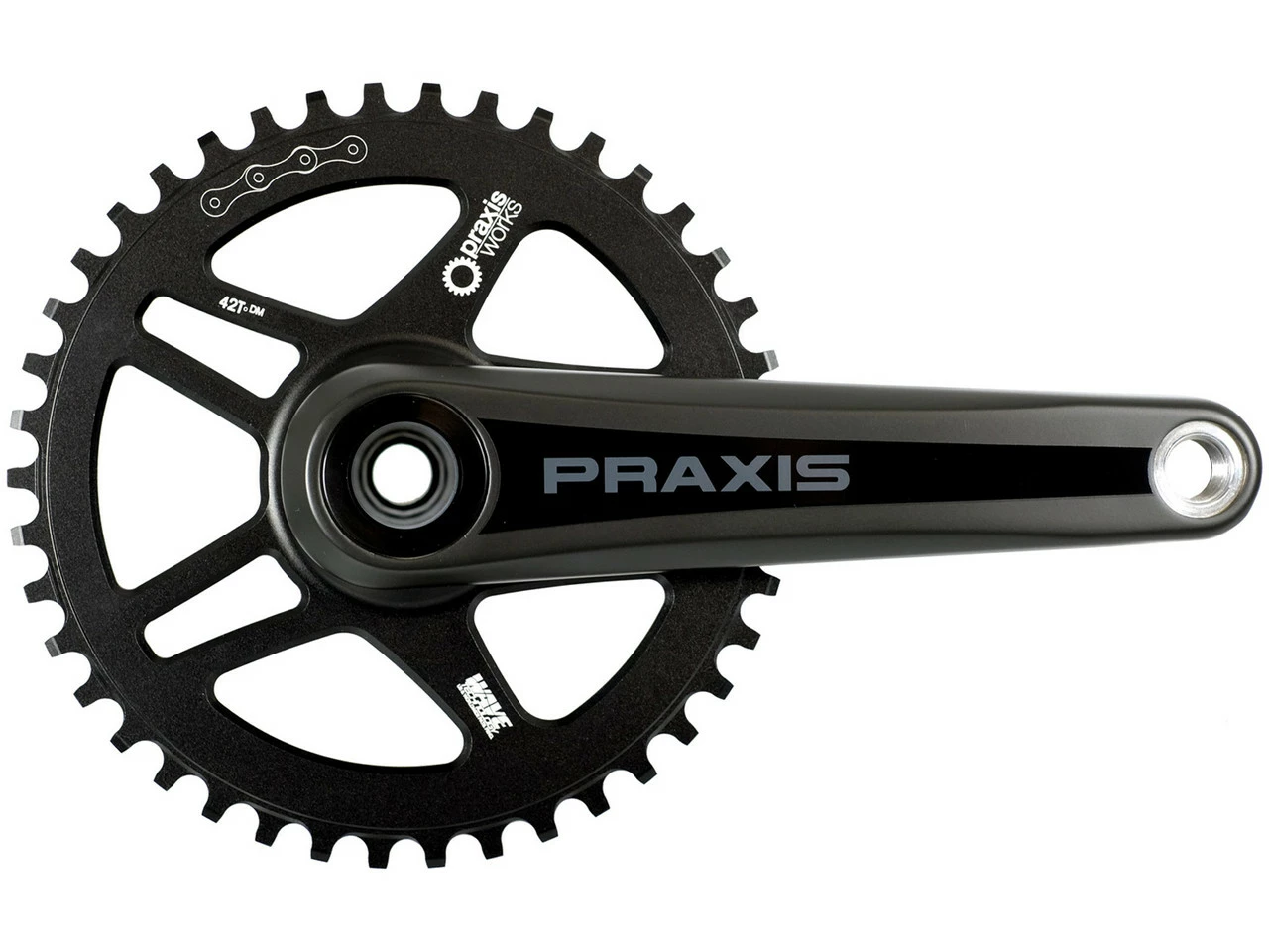 Praxis Works Zayante Carbon M30 DM Road 1-fach Kurbelgarnitur