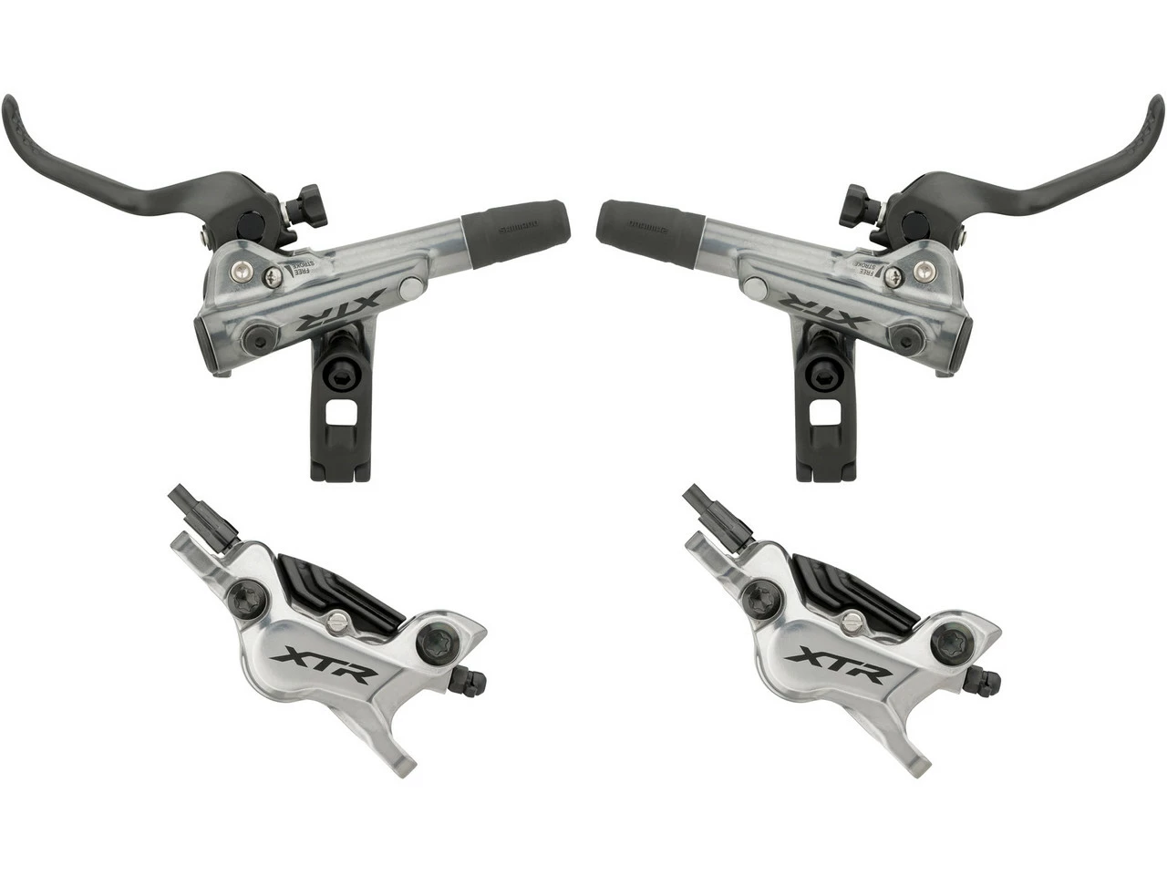 Shimano XTR Enduro V+h Set Scheibenbremse BR-M9120 Mit Resinbelag J-Kit