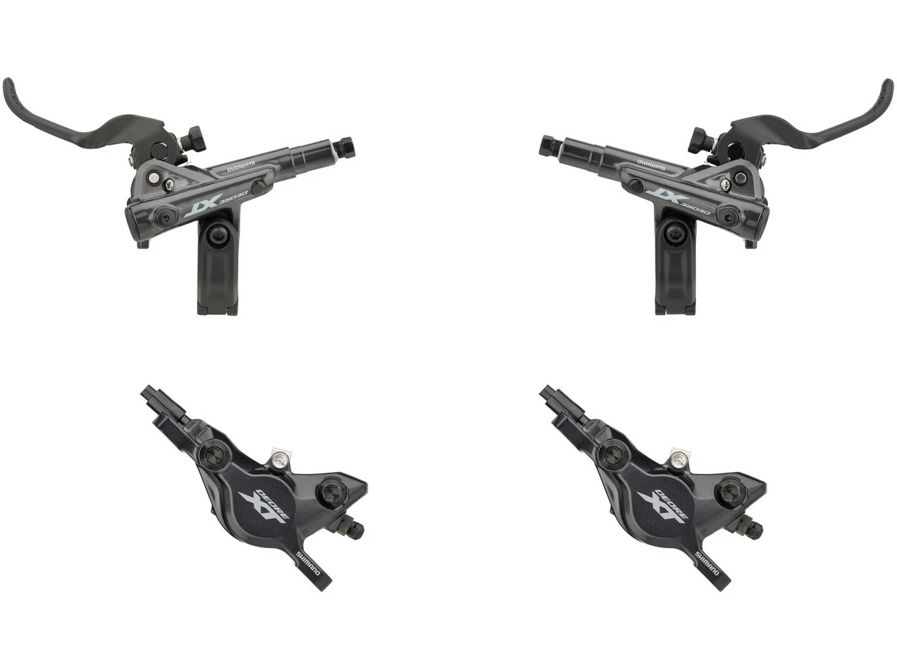Shimano XT V+h Set Scheibenbremse BR-M8100 Mit Resinbelag J-Kit