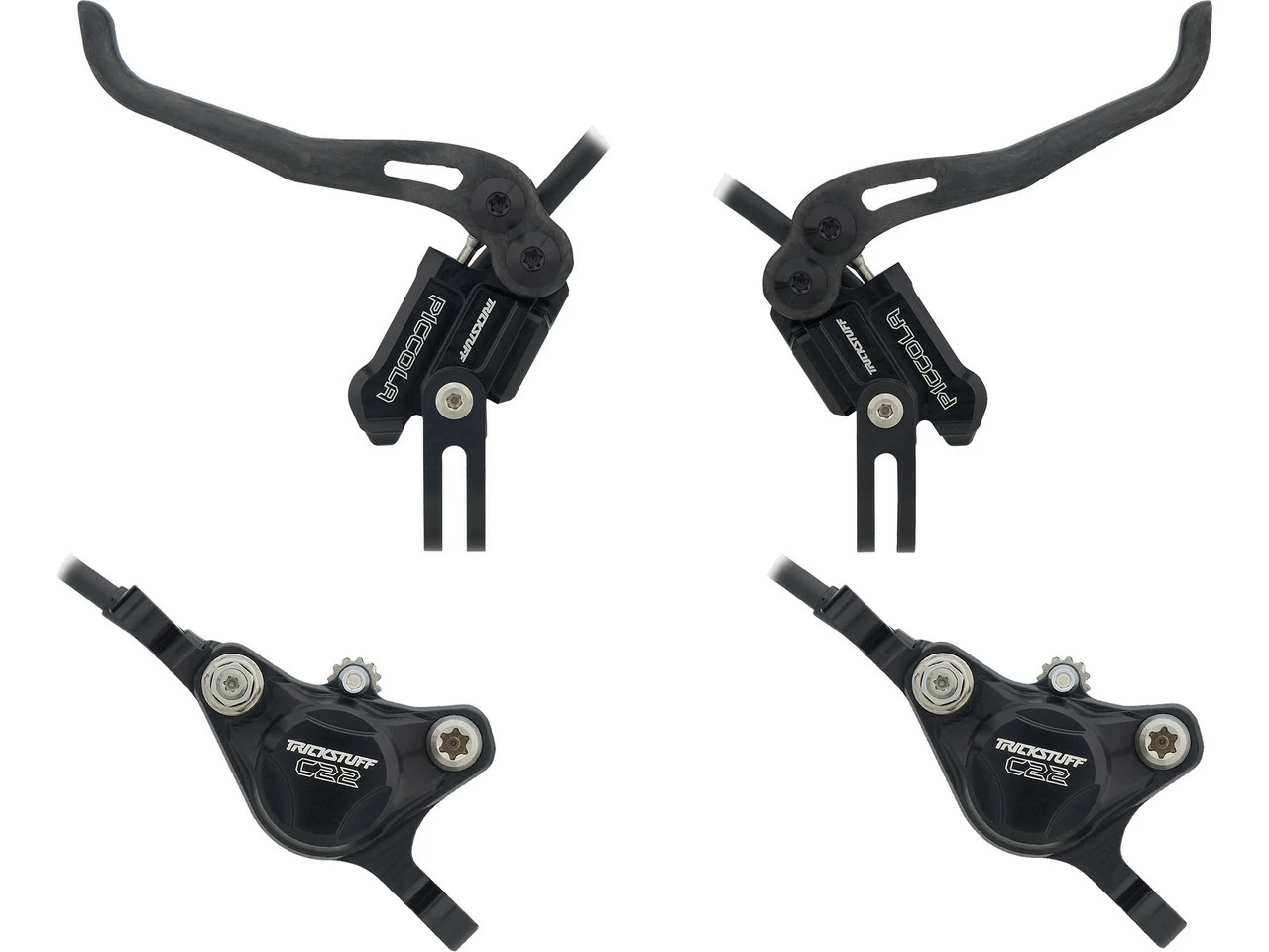 Trickstuff Piccola Carbon V+h Set Scheibenbremse