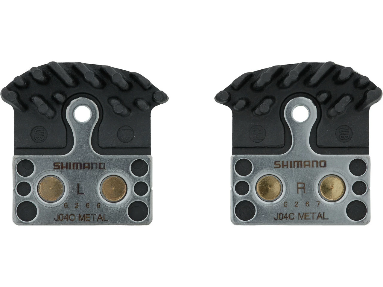 Shimano Bremsbeläge J04C-MF Für XTR, XT, SLX, Alfine - Image 2