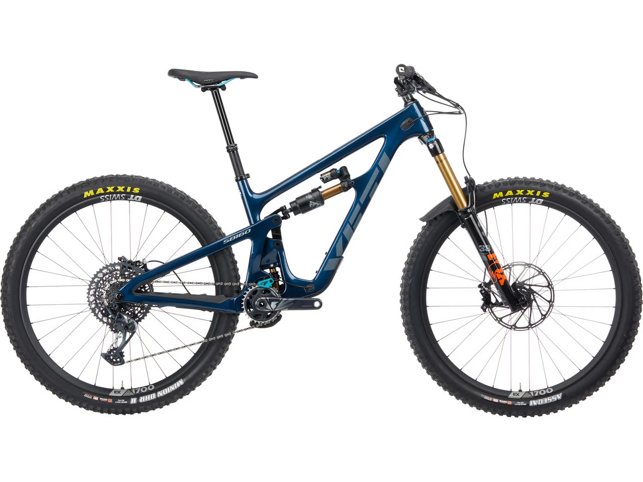 Yeti Cycles SB160 T1 TURQ Carbon 29" Mountainbike