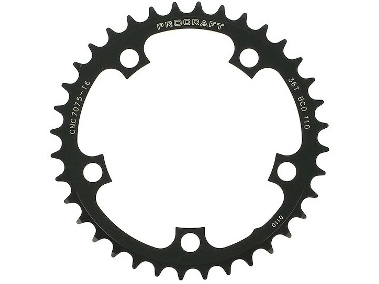 Procraft Kettenblatt Compact, 10-fach, 5-Arm, 110mm Lochkreis – Bild 2