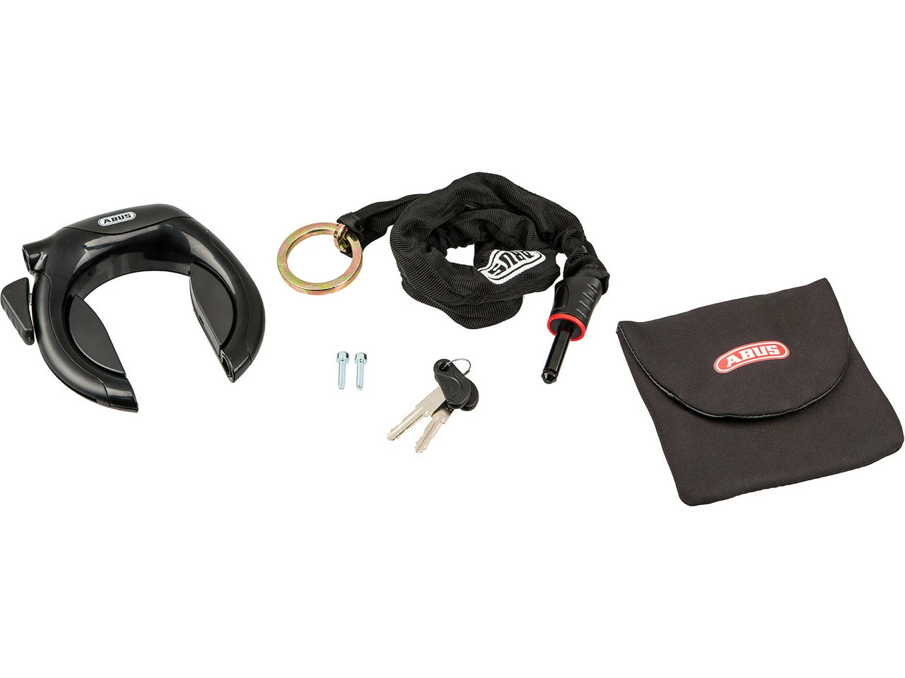 Abus Pro Tectic 4960 LH NKR Rahmenschloss Mit Chain 6KS/85 + Tasche ST4850 – Bild 5