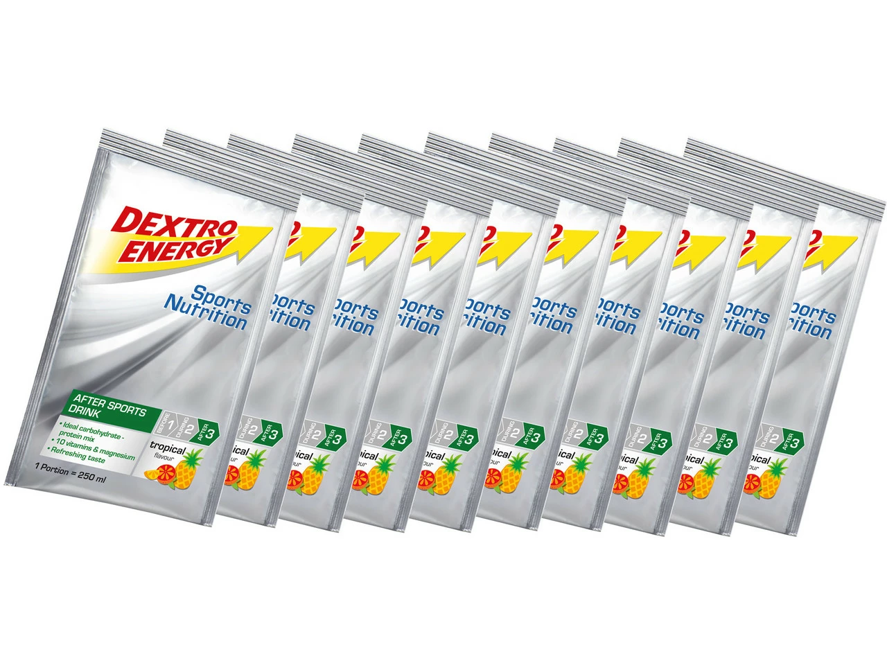 Dextro Energy After Sports Drink Beutel - 10 Stück