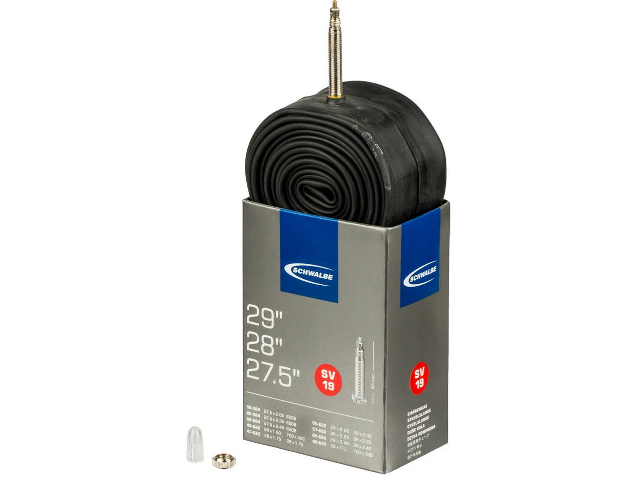 Schwalbe Schlauch 19 Für 27,5" / 28" / 29" - 10 Stück - Image 2