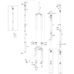 ROCKSHOX Ersatzteile Lyrik RC (B1 / 2016-2017) 29"