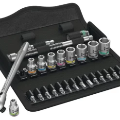 Wera Zyklop Switch Metal Ratsche 1/4" Mit Steckschlüssel-/Bit-Satz