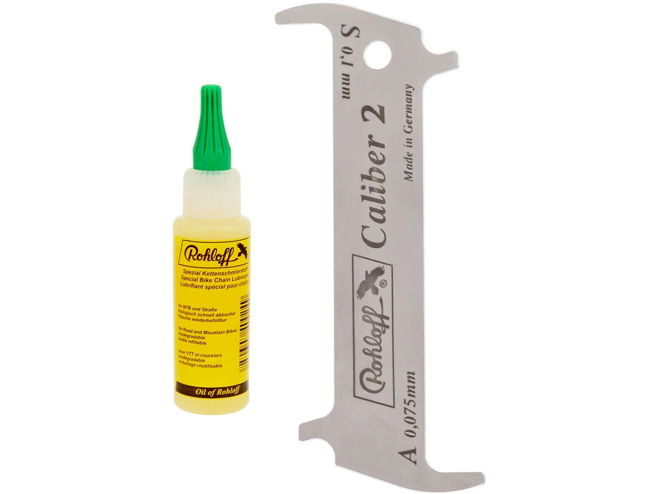 Caliber 2 Kettenverschleißlehre + Oil Of Rohloff 50 Ml
