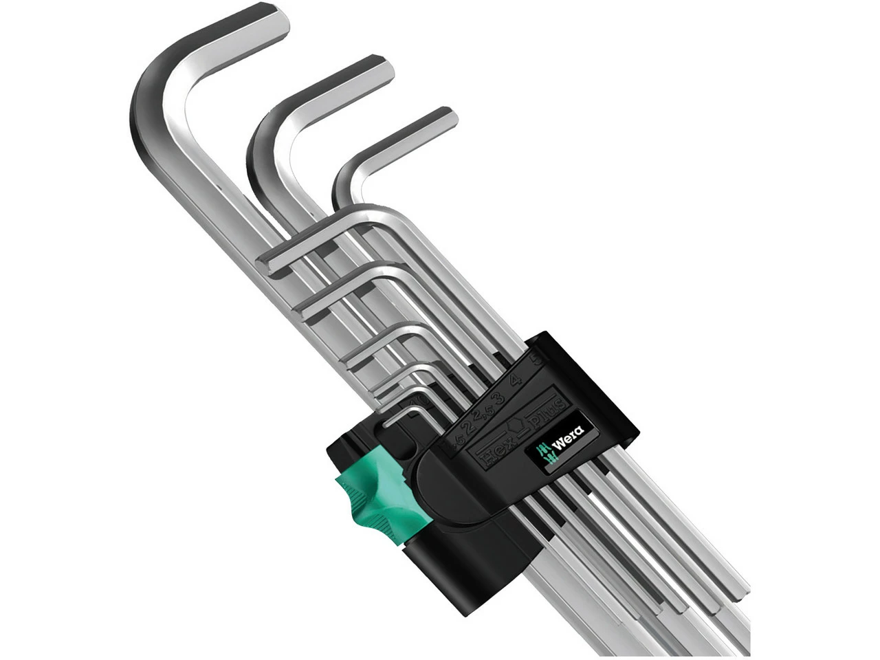 Wera Winkelschlüssel-Satz Hex-Plus Innensechskant PKL – Bild 3