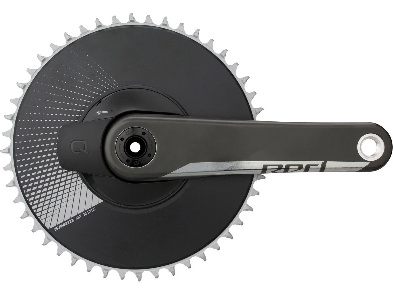 Quarq Red 1 AXS Aero DUB Powermeter Carbon Kurbelgarnitur