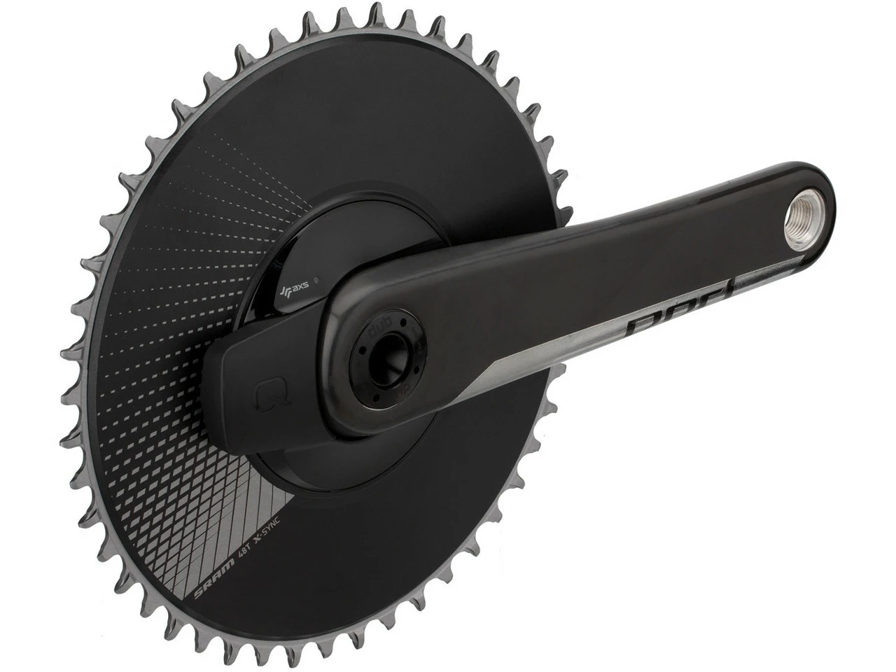 Quarq Red 1 AXS Aero DUB Powermeter Carbon Kurbelgarnitur – Bild 3