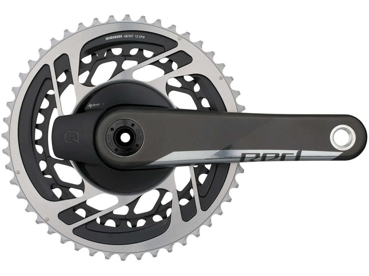 Quarq Red AXS DUB Powermeter Carbon Kurbelgarnitur – Bild 3