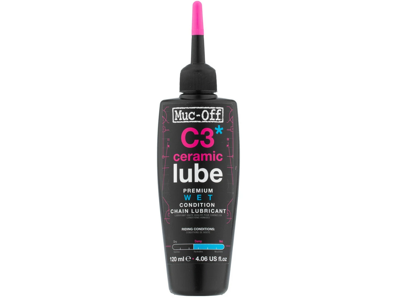 Muc-Off C3 Ceramic Wet Lube Kettenschmiermittel Mit UV-Lampe - Image 4