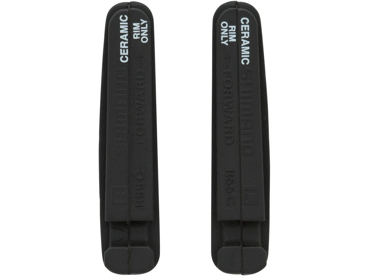 Shimano Bremsgummis R55C Dura-Ace, Ultegra, 105 Für Keramikfelgen - 2 Paar – Bild 2