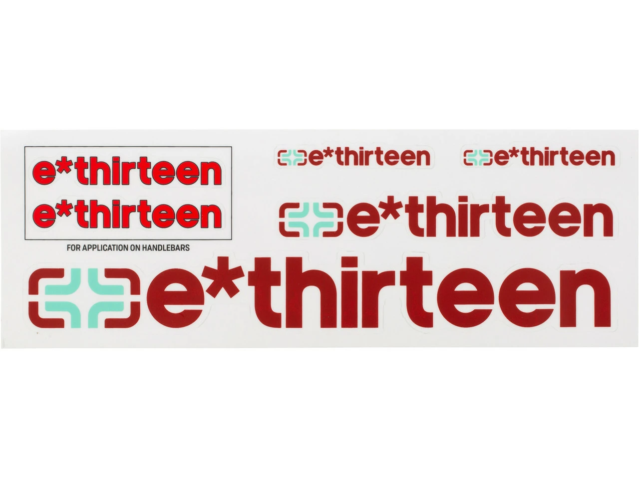 E-thirteen Aufkleber-Set Für Lenker
