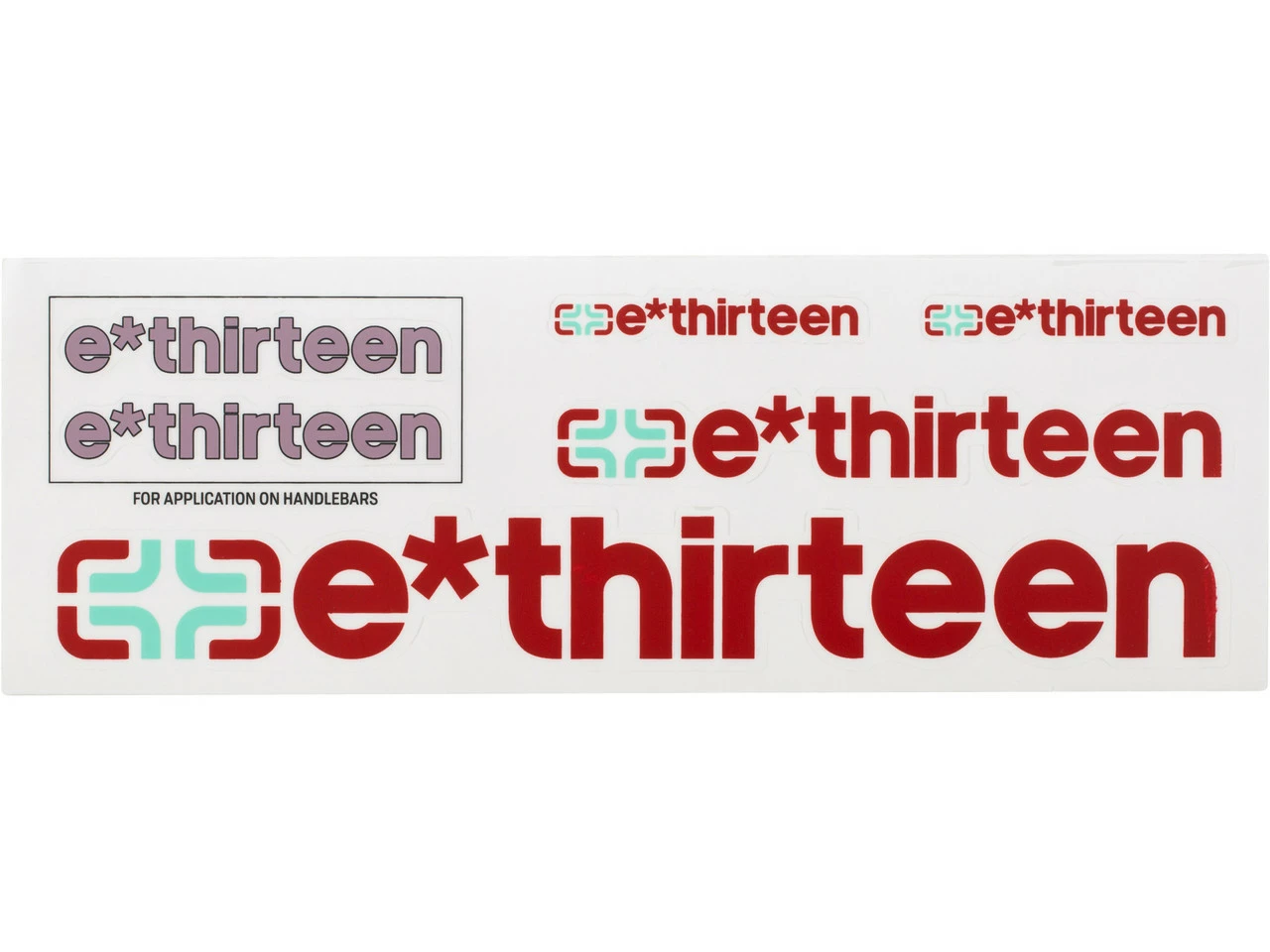 E-thirteen Aufkleber-Set Für Lenker – Bild 2