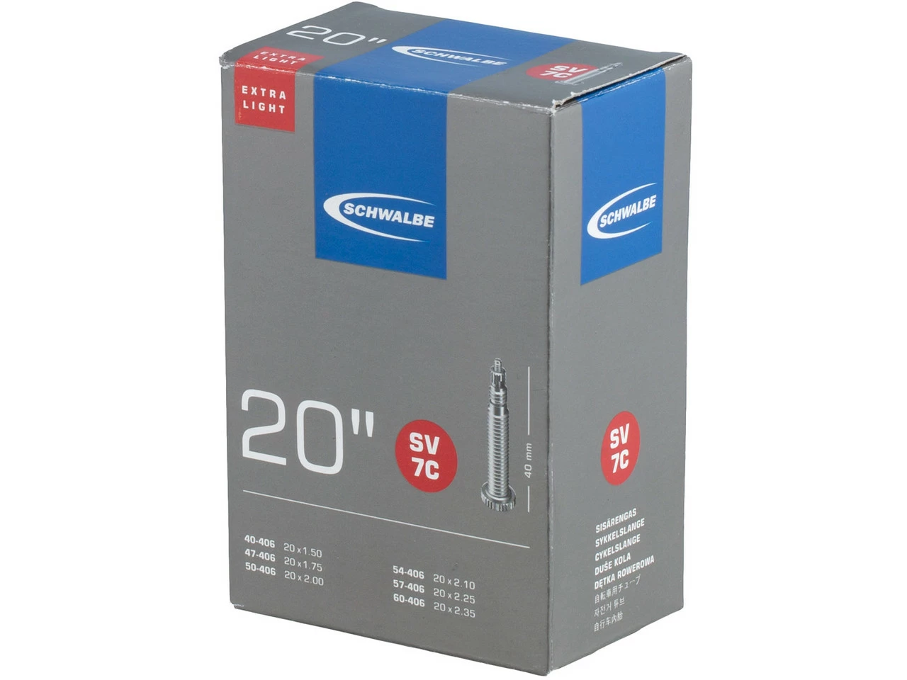 Schwalbe Schlauch 7C Extralight Für 20" - Image 3