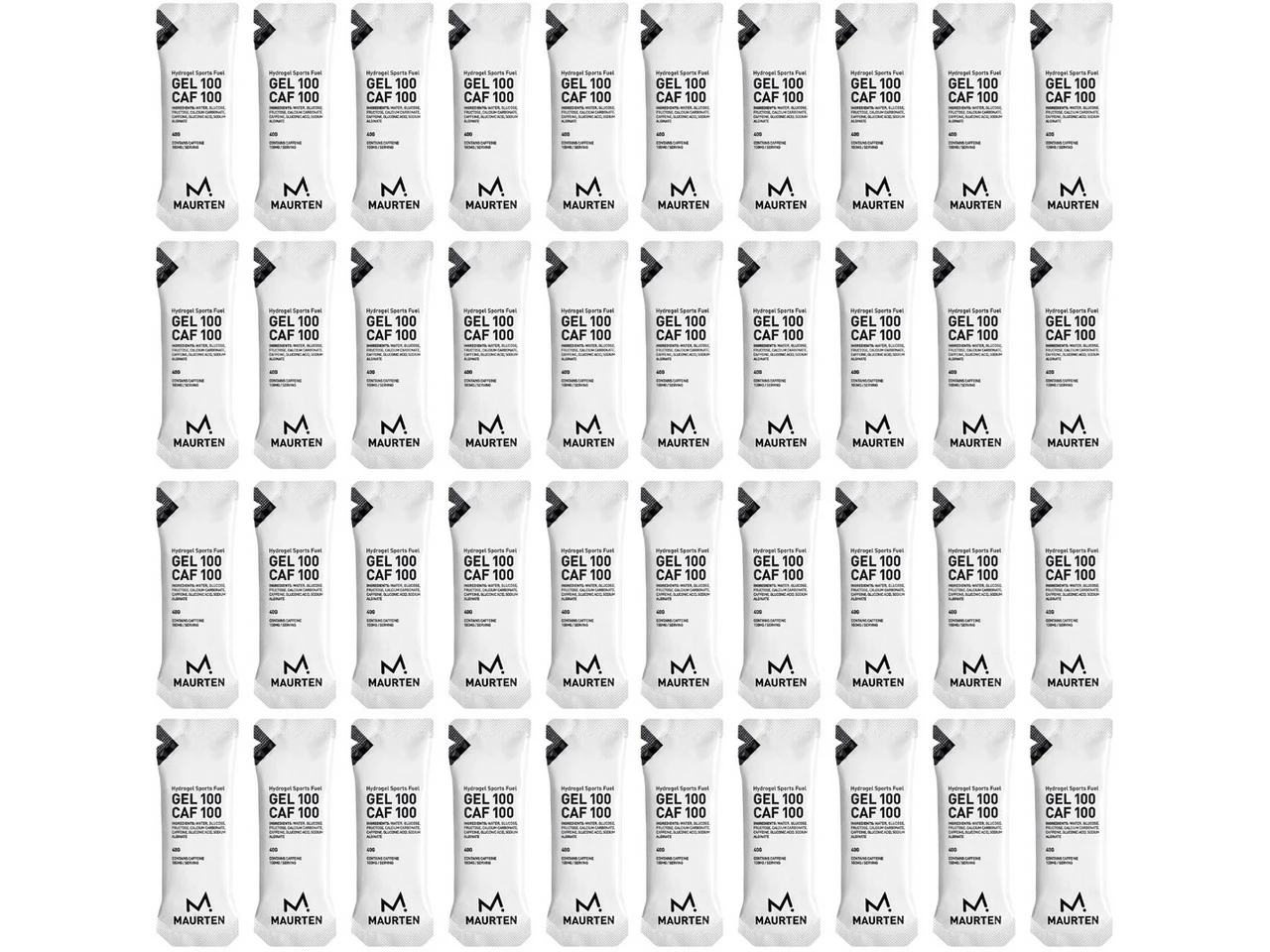 Maurten GEL 100 CAF 100 Energiegel - 40 Stück