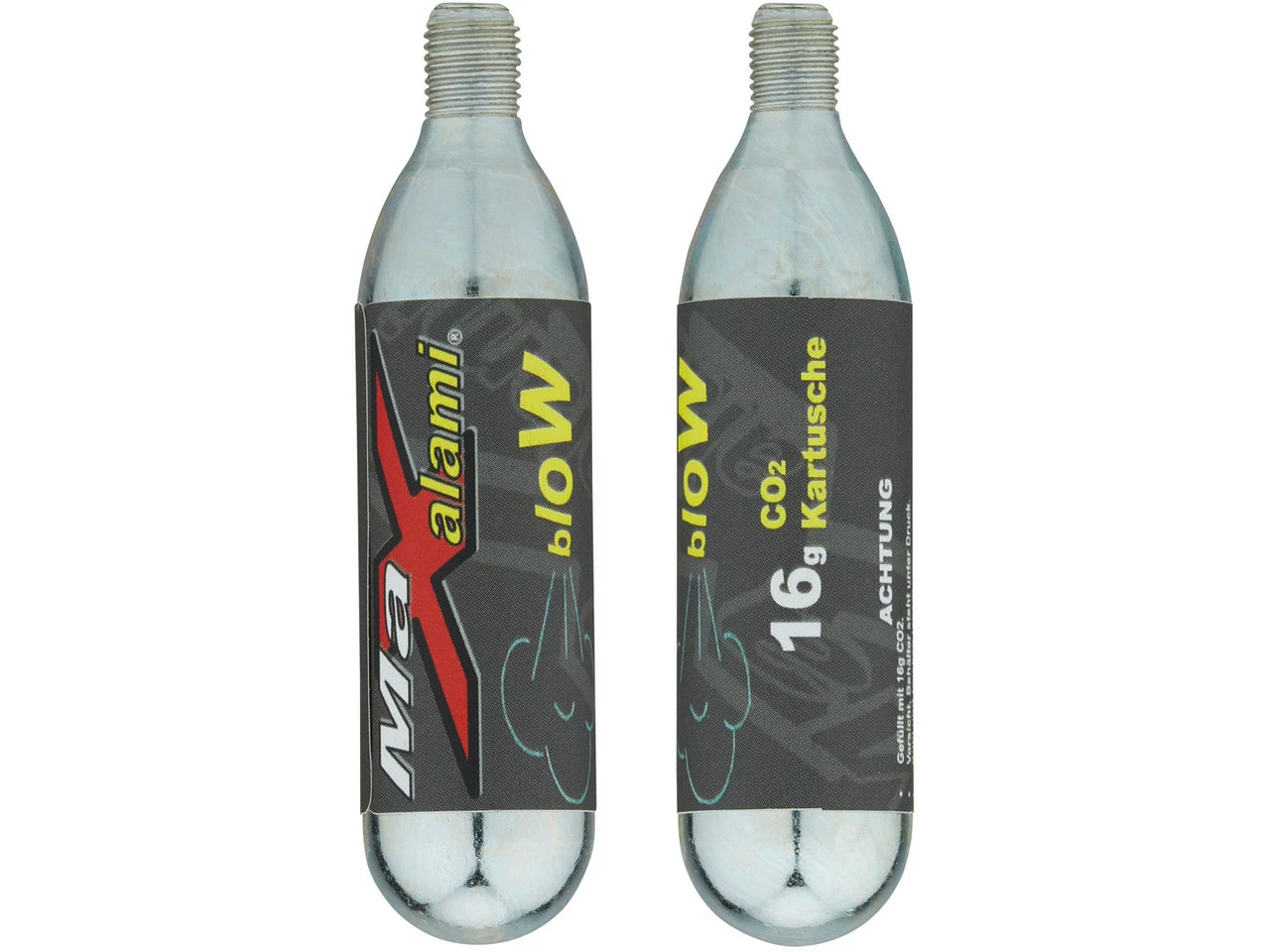 MaXalami Blow CO2 Ersatzkartusche Mit Gewinde 16 G - 2 Stück