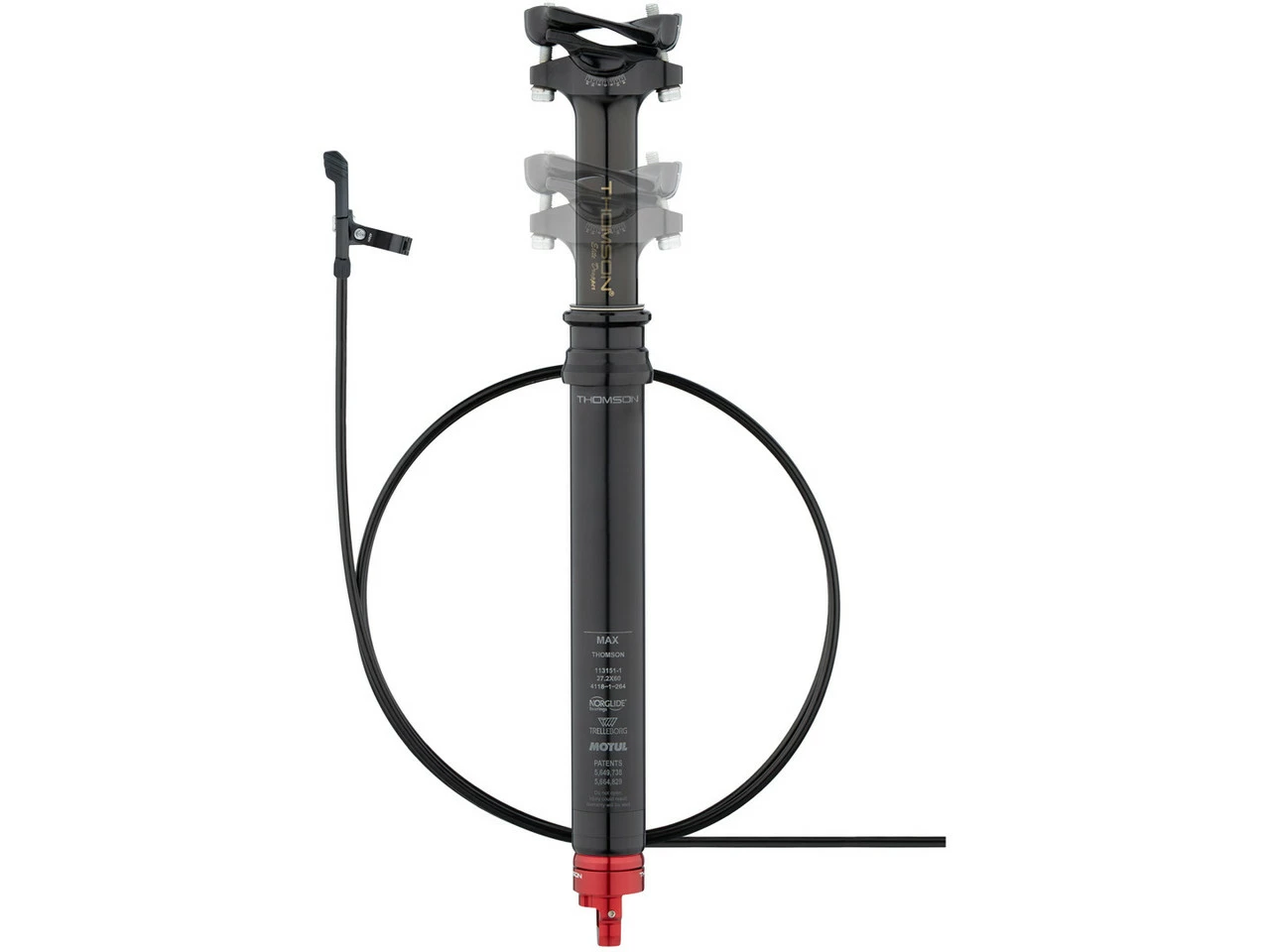 THOMSON Covert Black 60 Mm Sattelstütze