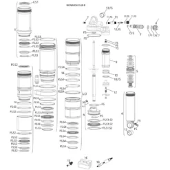 ROCKSHOX Ersatzteile Monarch Plus R (B1-B4 / 2014-2020)