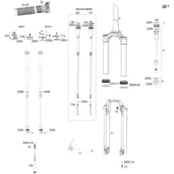 ROCKSHOX Ersatzteile SID 35 Mm Select/Select+/Ultimate (C1 / 2021)