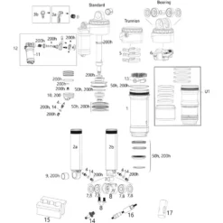 ROCKSHOX Ersatzteile Super Deluxe (A1-B2 / 2018-2021)