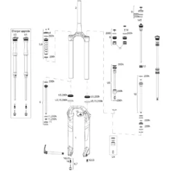 ROCKSHOX Ersatzteile Yari (A1-B3 / 2016-2020)
