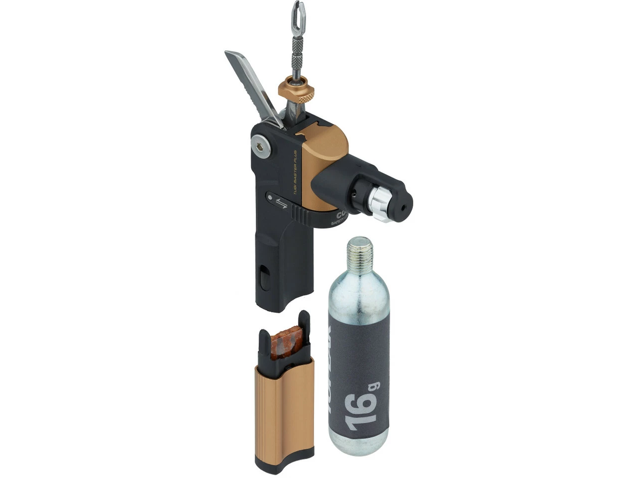 Topeak Tubi Master+ Tubeless Reparaturkit Mit 16 G CO2-Kartusche - Image 4