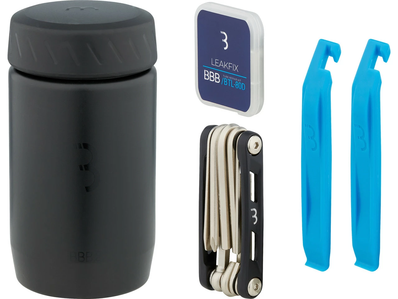 BBB CombiSet Tools & Tubes S BSB-63 Werkzeugdose + Werkzeugset