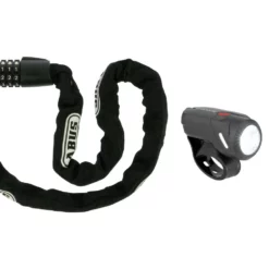 Abus Tresor 1385 Schloss + Sigma StVZO Beleuchtungsset Safe & Secure Bundle