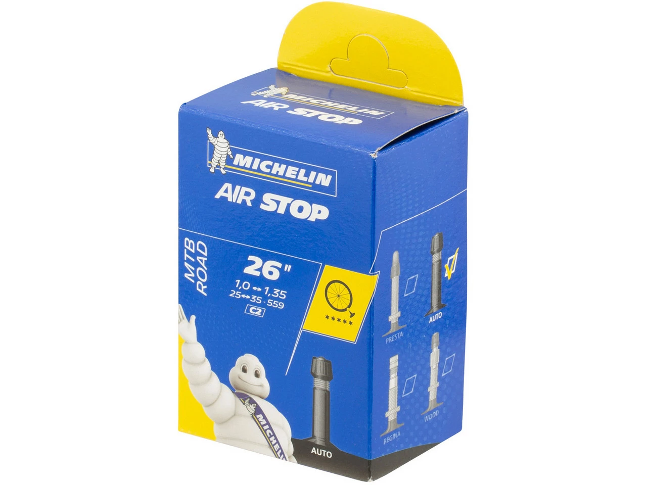 Michelin Schlauch C2 Airstop MTB Road Für 26" – Bild 2