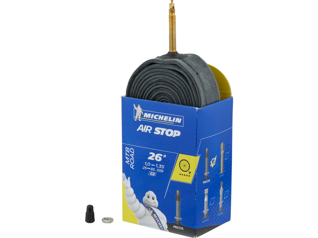 Michelin Schlauch C2 Airstop MTB Road Für 26" – Bild 3