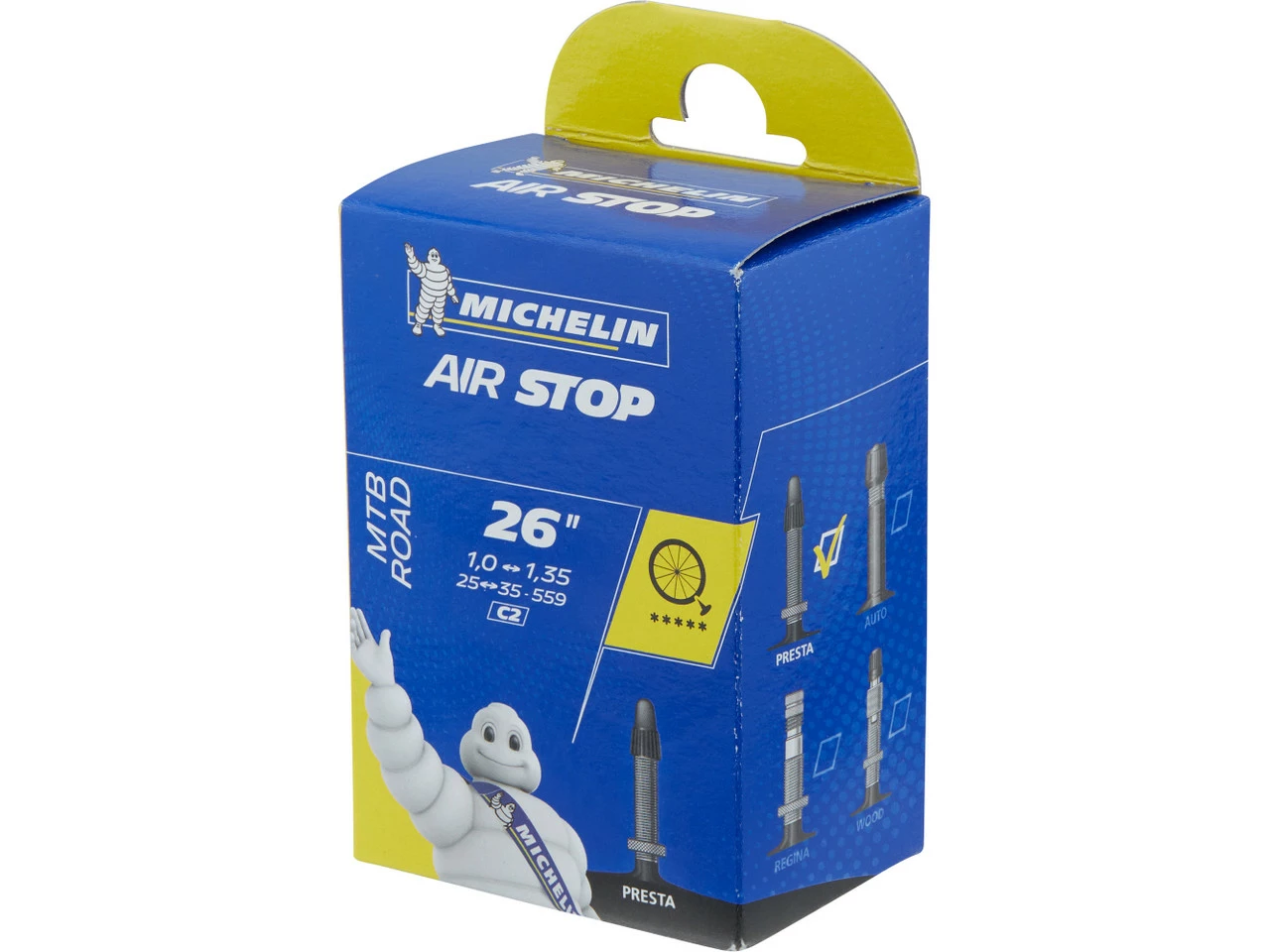 Michelin Schlauch C2 Airstop MTB Road Für 26" – Bild 4