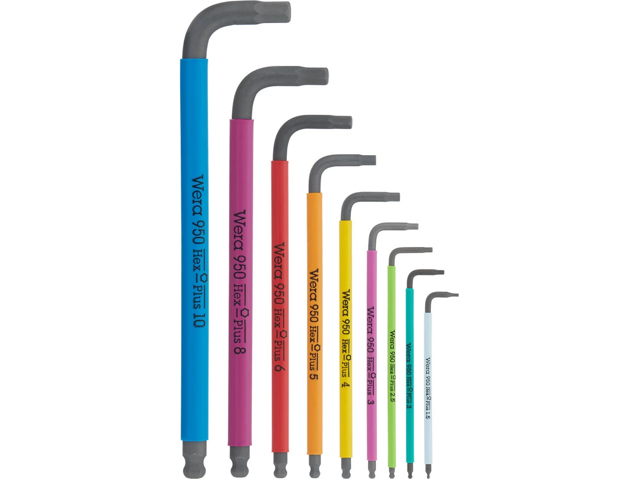 Wera Winkelschlüssel-Satz Hex-Plus Innensechskant SPKL – Bild 3