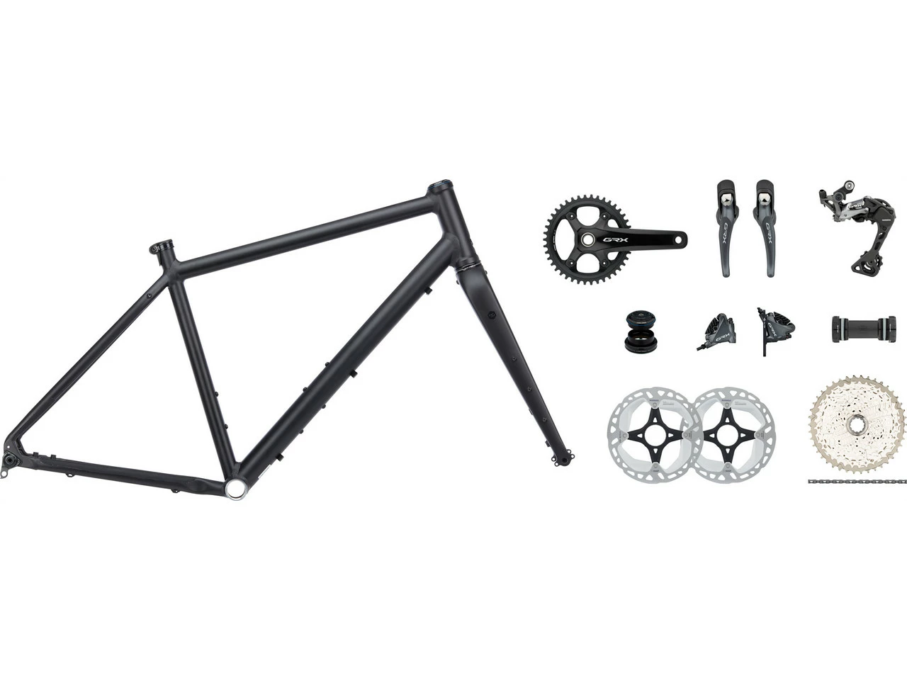 Bc Original Flint 28" Gravel-Rahmenkit Mit Shimano GRX RX810 Gruppe